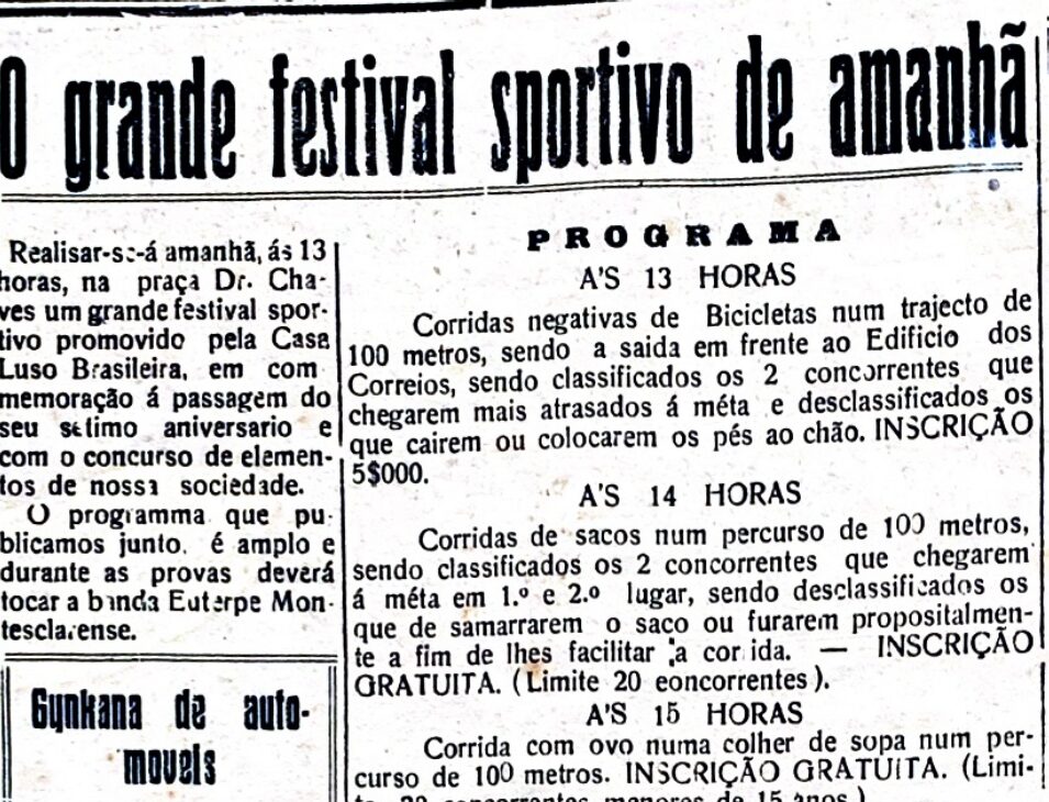 Leia mais sobre o artigo “Praça Dr. Chaves sedia o Grande Festival Sportivo do Amanhã em 1938”