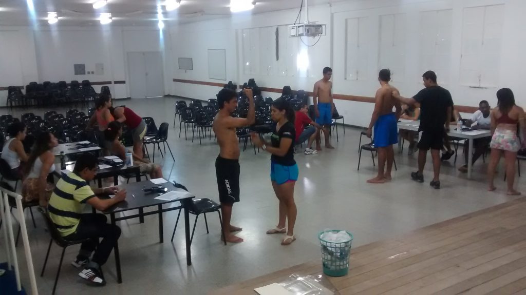 Atividade do curso de licenciatura em Educação Física do campus Januária-Unimontes