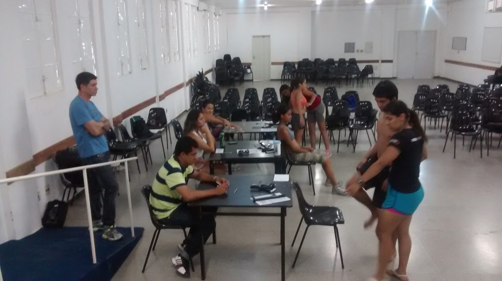 Atividade do curso de licenciatura em Educação Física do campus Januária-Unimontes