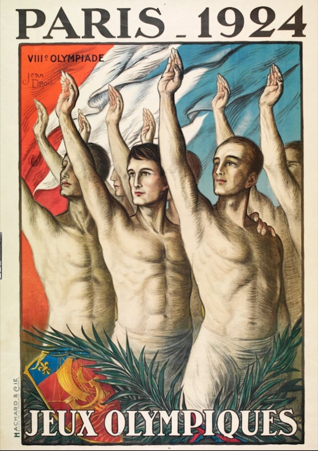 Cartaz alusivo à edição dos Jogos Olímpicos de 1924