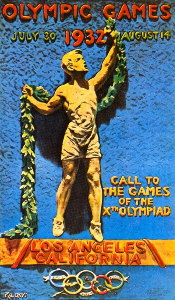 Cartaz alusivo à edição dos Jogos Olímpicos de 1932