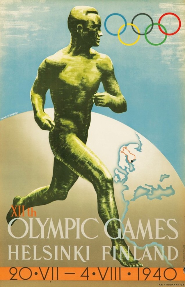 Cartaz alusivo à edição dos Jogos Olímpicos de 1940