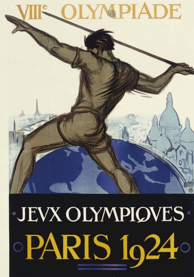 Cartaz alusivo à edição dos Jogos Olímpicos de 1924