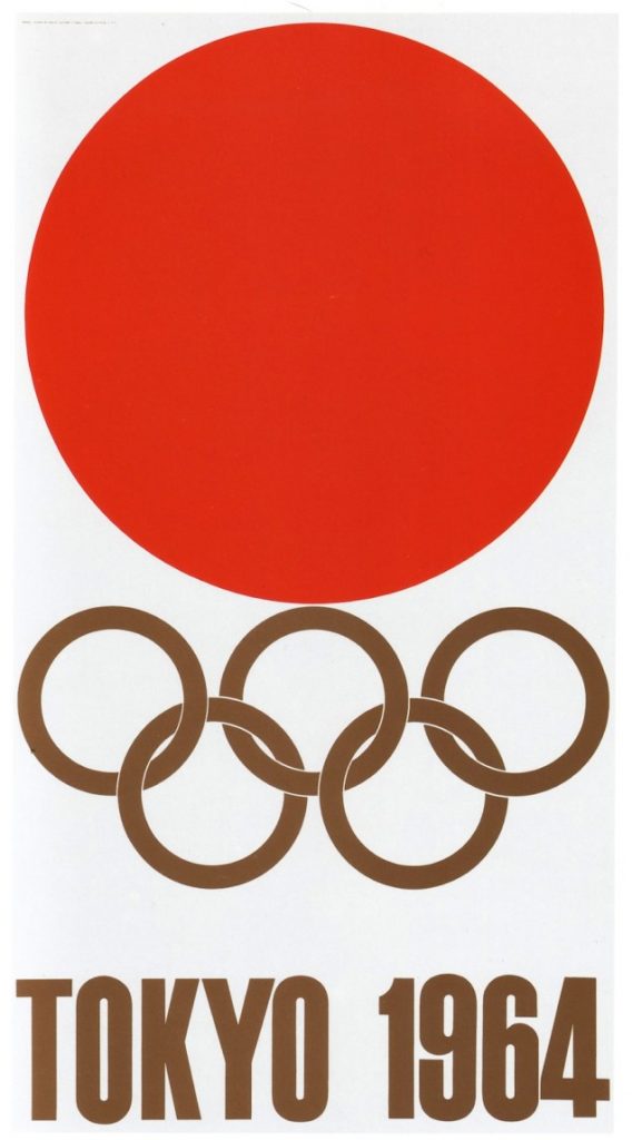 Cartaz alusivo à edição dos Jogos Olímpicos de 1964