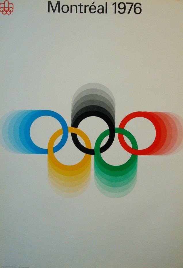 Cartaz alusivo à edição dos Jogos Olímpicos de 1976