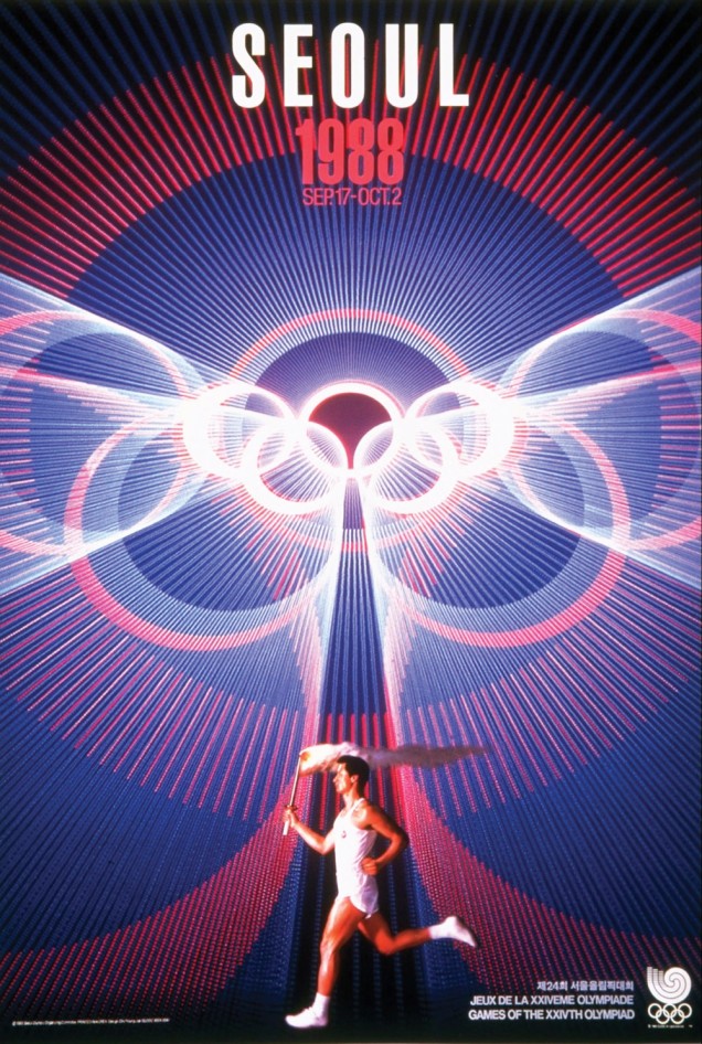 Leia mais sobre o artigo Cartaz alusivo à edição dos Jogos Olímpicos de 1988