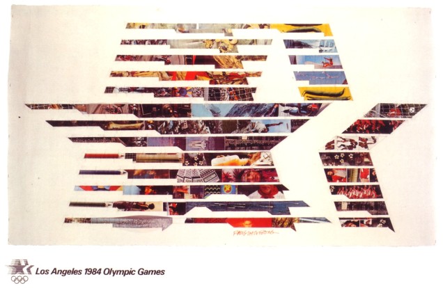 Cartaz alusivo à edição dos Jogos Olímpicos de 1984