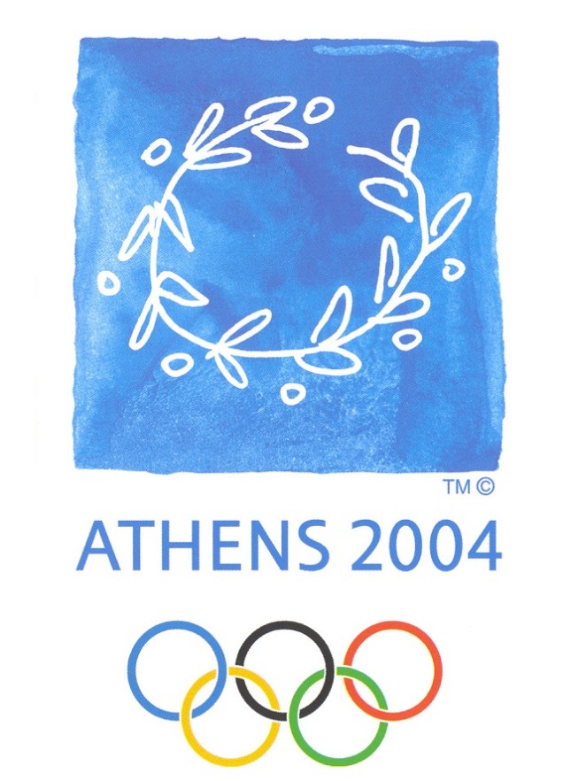 Cartaz alusivo à edição dos Jogos Olímpicos de 2004
