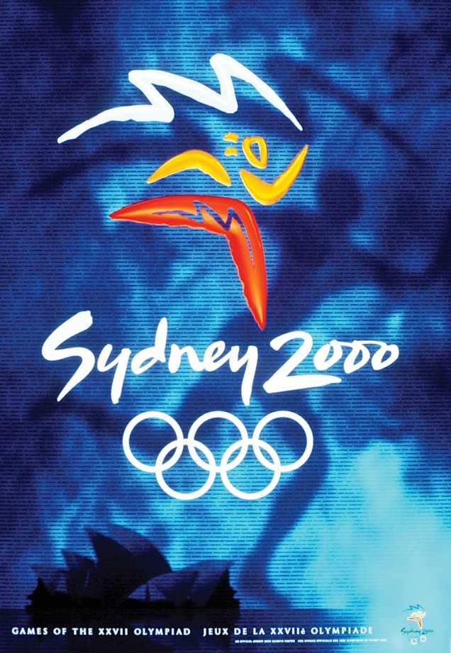 Cartaz alusivo à edição dos Jogos Olímpicos de 2000